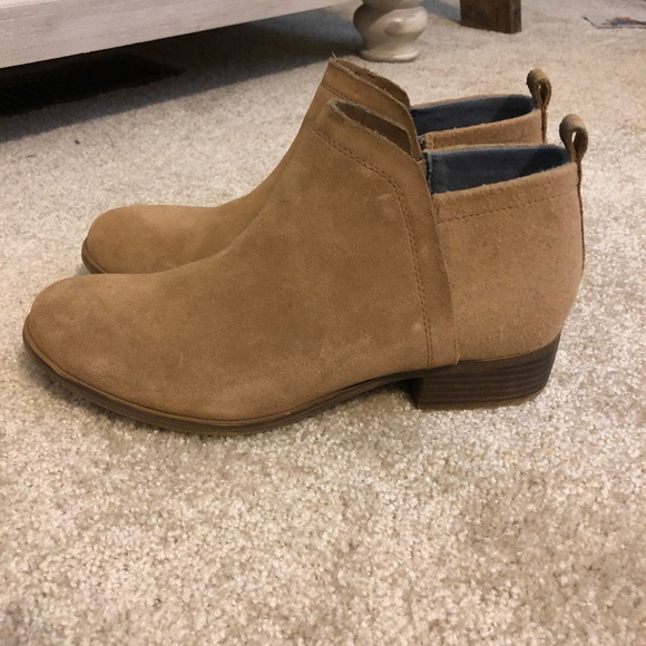 toms deia booties taupe